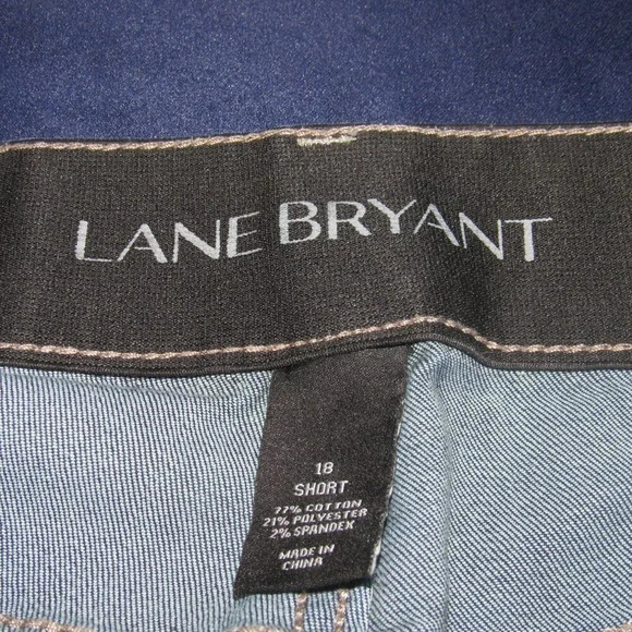 LANE BRYANT Tighter Tummy High Rise Skinny Dark Wash Jeans Size 18 Short - Picture 5 of 6